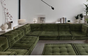 एतुनस अरबिया रंगीन समायोज्य मॉड्यूलर सोफे महाजोंग फर्श सोफा लिविंग रूम मह जोंग कपड़े बड़े सोफे आधुनिक डिजाइन फर्नीचर - Product Image 4