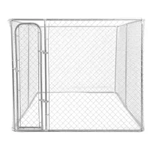 wholesale outdoor large iron fence dog kennel/chain link fence prices/the dog kennel