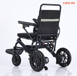 Fauteuil roulant électrique noir de qualité avec cadre en alliage d'aluminium, batterie intégrée, garantie de 2 ans au Japon, fauteuil roulant électrique de classe II - Product Image 3