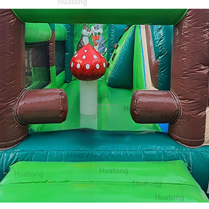 Thème animal Hupfburg Outdoor Party Jumpers <span class=keywords><strong>Jungle</strong></span> Trampoline Kids Fox Bouncing House Combo <span class=keywords><strong>Safari</strong></span> Bouncy House for Kids - Product Image 6