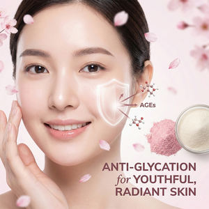 Extrait naturel de fleurs de cerisier, extrait de plantes, haute teneur en sakuranin + flavonoïdes, poudre éclaircissante pour la peau, anti-âge - Product Image 2