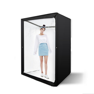 Boîte à lumière souple <span class=keywords><strong>grand</strong></span> format 160*120*80cm pour photographie, tente de prise de vue, boîte à lumière LED pour vidéo, boîtes de studio pour portraits de modèles - Product Image 1