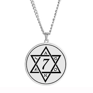 Amuleto <span class=keywords><strong>de</strong></span> Adonai, <span class=keywords><strong>el</strong></span> Gran Símbolo <span class=keywords><strong>de</strong></span> Salomón, Doble Triángulo, Kabbalah, Dios <span class=keywords><strong>de</strong></span> la Luz, Talismán <span class=keywords><strong>de</strong></span> Jehová, Collar con Colgante <span class=keywords><strong>de</strong></span> Acero Inoxidable - Product Image 5