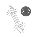 PA66 Colonne d'isolation en nylon Fixations électroniques en plastique Circuit imprimé Support d'isolation pour trous 4.0 4.8 G212-410