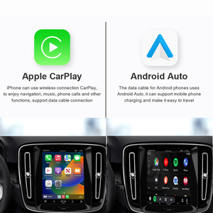 Volvo S60 için Android oto ekran araba radyo teyp multimedya oynatıcı Stereo kafa ünitesi GPS navigasyon kablosuz Carplay - Product Image 2