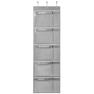 Wholesale <b>Fabric</b> Waterproofing Behind Door Hanging Bag Underwear Bra Wardrobe Week <b>Box</b> - Product Image 1