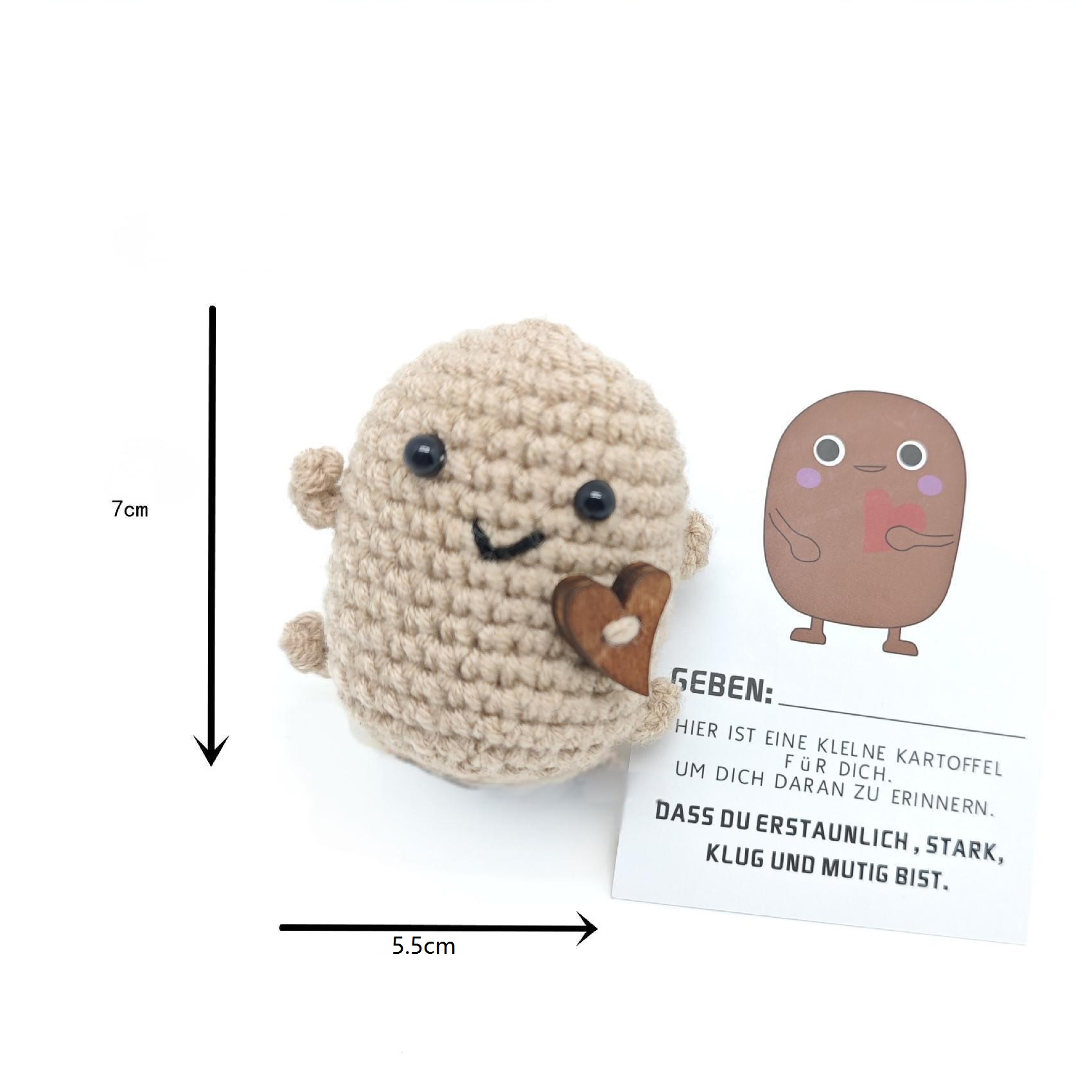 Pomme de terre d'amour beige + carte