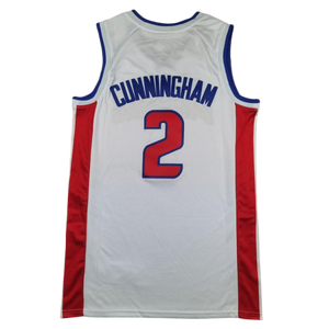 Camiseta de Baloncesto Bordada Edición Ciudad Verano 2026 para Hombre, <span class=keywords><strong>Detroit</strong></span> 2 Cade Cunningham 33 Grant Hill, Ropa para Fanáticos, Venta al Por Mayor - Product Image 4