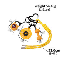 Aksesoris Gantungan Kunci PVC Mini Bentuk Alat Fitness untuk Pecinta Gym, Ransel Pelajar, Gantungan Kunci, Hadiah Peralatan Fitness