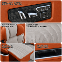 Sièges de capitaine pour Mercedes Vito V Class Toyota Alphard avec massage, chauffage, ventilation et repose-jambes électrique