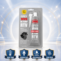 Scellant en silicone RTV noir gris Jingui 85g, fabricant de joints, colle, adhésif de liaison forte, tube de scellant
