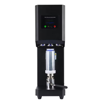 Haute efficacité semi-automatique thé à bulles produit scellant café gâteau jus Pop peut sertisseur Machine Certification CE pour le verre