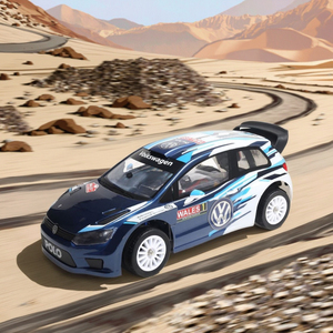 HOSHI MJX Hyper GO 10304 <span class=keywords><strong>Polo</strong></span> R Voiture RC <span class=keywords><strong>4</strong></span> canaux RTR à l'échelle 1:10, moteur brushless, portée de 120 m, <span class=keywords><strong>batterie</strong></span> AA, chargeur haute vitesse - Product Image 1