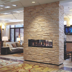 CRUISE Foyer à gaz linéaire décoratif mural sans ventilation personnalisé avec écran <span class=keywords><strong>pour</strong></span> bûches Foyer au gaz naturel et au propane - Product Image 2