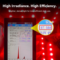 Genouillère de thérapie par lumière rouge sans fil avec chaleur et vibration, thérapie par lumière LED 660nm 850nm, enveloppement de soutien du genou de qualité médicale