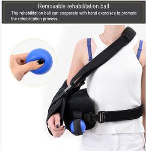 สายพยุงไหล่ทางการแพทย์,สายรัด<span class=keywords><strong>แขน</strong></span>แบบปรับไม่ได้สำหรับการบาดเจ็บที่ข้อมือฉีกขาด - Product Image 6