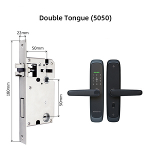 <span class=keywords><strong>Navicat</strong></span> Seguridad para el hogar al aire libre impermeable electrónico Digital WIFI Tuya TTLock App contraseña biométrica huella digital cerradura de puerta inteligente - Product Image 6