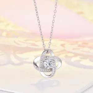 Hot Sale 925 Silver Necklace For Girls Wholesale 925 Sterling Silver Chain Jewelry Necklace