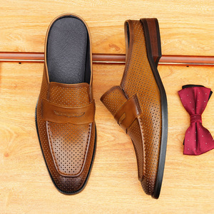 Zapatos Formales de Trabajo para Hombre, de Piel Genuina, Estilo Europeo, Clásicos, Ajustados, para Boda, Otoño - Product Image 5