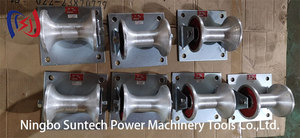 Hợp kim nhôm ròng rọc cáp ròng rọc khối con lăn con lăn mặt đất loại thẳng hiệu suất tốt chống ăn mòn OEM - Product Image 2