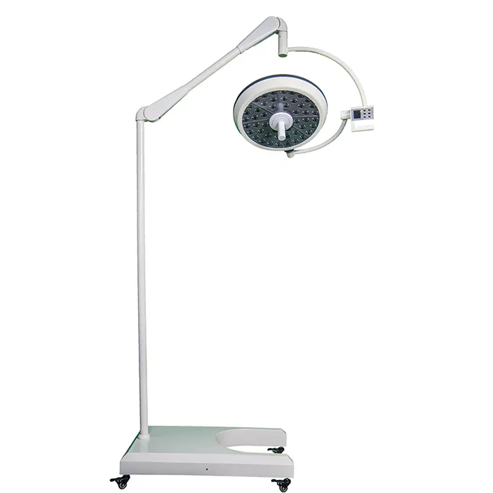 Economic LED Medical Light Portable Mobile Floor Standing Surgical Operating Lamp