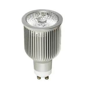 Gökyüzü fabrika yüksek kalite led led gu10 led spot cob 7w 85-265v dc/ac 12v 50x90mm dim 120v 230v led ışık ampul