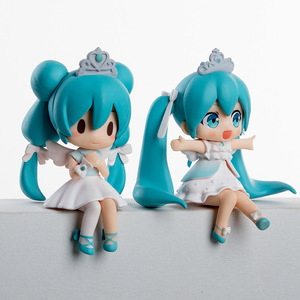 Figura de Anime de Fábrica de 7CM, <span class=keywords><strong>Serie</strong></span> Sentada, 15º Aniversario, Modelo Lindo, Juguete, Regalo, Figura de Acción, Decoración para Pastel, Adorno para Coche - Product Image 4