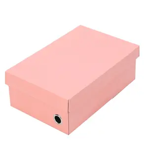 custom retailing stackable shoe display storage boxes & organizers foldable shoes paper packaging cardboard shipping boxes