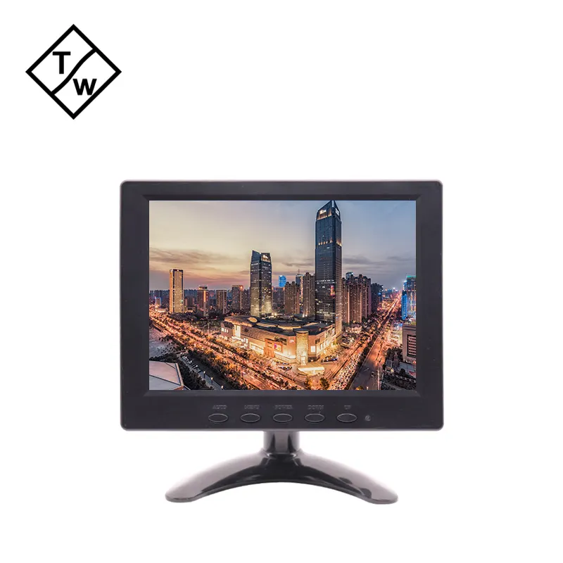 LCD-Panel 1024 * 768 Auflösung 8 Zoll LCD-Monitor VGA BNC AV-Eingang