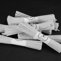 Erliao outil de nettoyage de pipe à fumer blanc chenille tige bois nettoyeur de pipe à tabac accessoires pour fumer