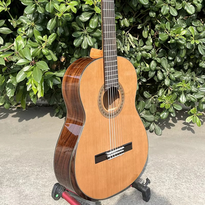 Aiersi Master <span class=keywords><strong>Luthier</strong></span> fait à la main tout style espagnol cèdre Top Santos dos 39 pouces <span class=keywords><strong>guitare</strong></span> <span class=keywords><strong>classique</strong></span> avec accoudoir - Product Image 1