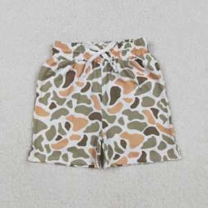 SS0732 RTS Boutique para Niña Pequeña, Ropa Infantil con Estampado de Camuflaje Marrón al por Mayor, Pantalones Cortos para Niña Pequeña - Product Image 4