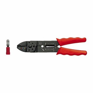 Alicates de crimpado Usag de 235 mm, crimpadora industrial de alambre de acero de entrada frontal, 10 AWG, acabado en óxido negro, modelo 747 - Product Image 1