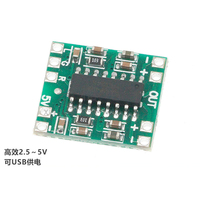 Carte d'amplificateur numérique ultra miniature 2*3W classe D PAM8403 avec une efficacité élevée de 2,5-5V et alimentation USB