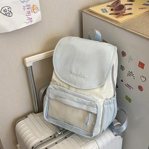 OEM/ODM Summer Cream Yellow <strong>Brown</strong> Soft Sweet Girls <strong>Backpack</strong> for Students Lightweight Large Cap Versatile Daily Shopping Travel - Product Image 4