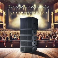 Système de sonorisation professionnel pour spectacles sur scène, barre de son extérieure haute puissance, enceinte Line Array, 50Hz-18KHz, 220V
