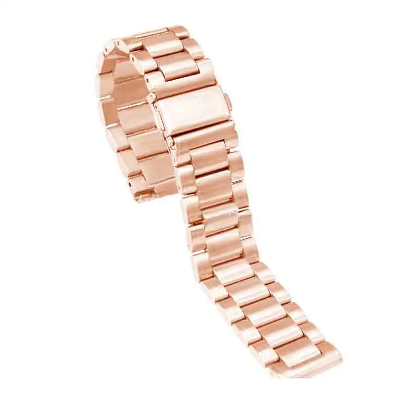 304 Edelstahl Metall 3 Perlen Uhren armband Schnalle für Apple 7 6/SE/5/4 Uhren armband 8 42/44/45mm Metall Uhren armband