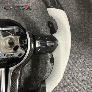 Levas de Cambio Magnéticas de Fibra de Carbono para Volante, Aptas para <span class=keywords><strong>BMW</strong></span> F30 F10 F15 F36 F20 F22 F25 F32 M3 M5 E60 E70 E90 E91 M Sport - Product Image 4