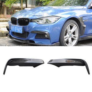 Alerones Delanteros de Fibra de Carbono Estilo M TECH MAD para BMW F30 F31 2012-2019, Divisores de Parachoques, Adornos para Automóviles - Product Image 2