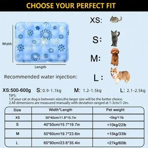 Colchoneta de PVC de refrigeración para mascotas de verano para perros pequeños y grandes, gatos, caninos, mantiene a los amigos peludos, colchoneta de cama cómoda y fresca - Product Image 4