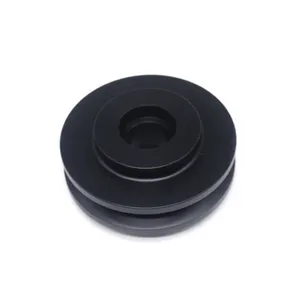 Hot Selling OEM CNC Milling Services 0.2*32*15 MM Flexible Black Aluminum Pulley