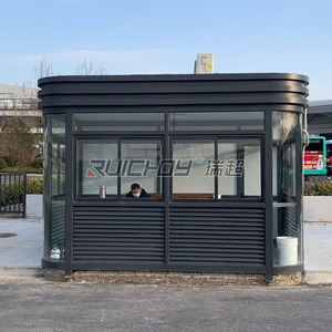 Poste de Garde Ruichoy en Structure Acier, Design Moderne, Cabine de Sécurité Extérieure - Product Image 3