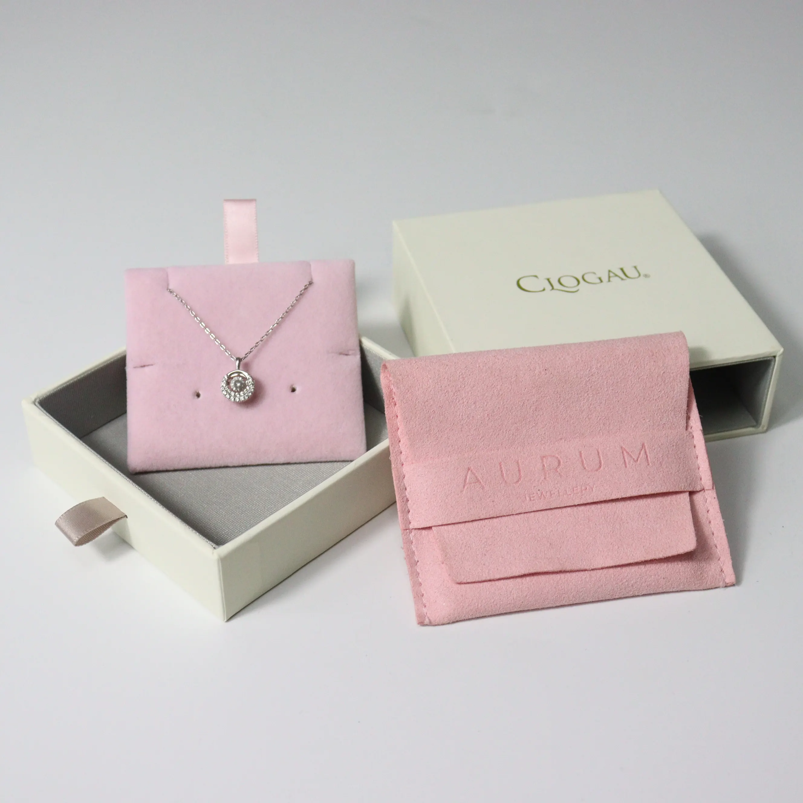 Confezione di gioielli personalizzati di lusso confezione di gioielli regalo anello collana di alta qualità