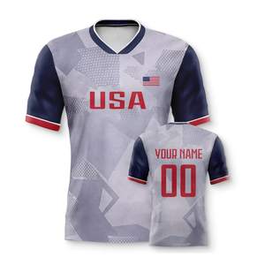 Camisetas personalizadas para fanáticos del fútbol nacional para fanáticos, hombres, mujeres, jóvenes, camiseta personalizada con números <span class=keywords><strong>de</strong></span> tu nombre, venta al por mayor - Product Image 4