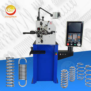 Máquina formadora de alambre metálico ORME de alta velocidad con gancho de bobina de 10 mm y muelle de cuello de ganso plano para la fabricación de asas - Product Image 1