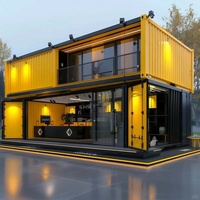 Maison en conteneur modulaire en acier sur mesure pour chambre d'hôtel, structure préfabriquée pour Airbnb, campings, parcs touristiques ou séjour dans le désert