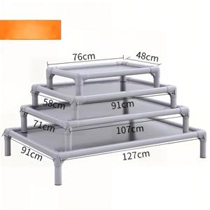 Lit de chenil professionnel en PVC imperméable pour chiens, équipement d'enclos pour animaux, mobilier de garderie, fournitures pour l'hébergement canin - Product Image 2