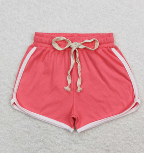 Pantalones Cortos Deportivos para Niña, Estilo Boutique, Color Sólido, Cintura con Cordón Ajustable - Product Image 5