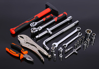 Outils automobiles, kit d'outils à douilles pour mécaniciens, 150 pièces, pour la réparation de voitures, ensemble d'outils à main complet pour camions