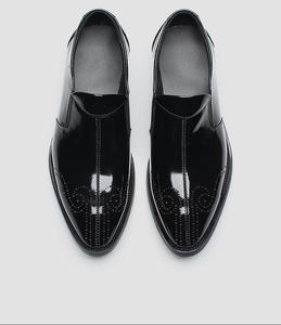 Nuevos zapatos de vestir formales de cuero para hombre, estilo casual de negocios, con grabado brook, transpirables y modernos, con punta en pico. - Product Image 4